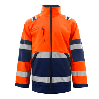 Jarrell - Sicherheits - Arbeitsjacke - Reflektierende Streifen - Arbeitsjacken - Orange Marine - Müller Mode