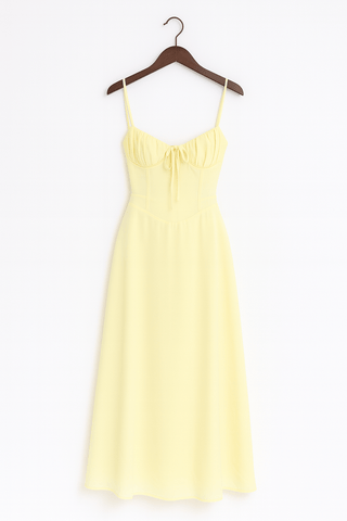 Jasmijn Maxikleid mit Spaghettiträgern - Kleider - Blau - Müller Mode