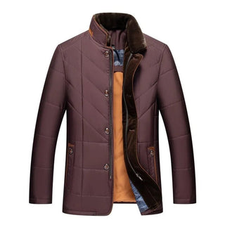 Jesper - Winterjacke für Männer - Winterjacken - Weinrot - Müller Mode