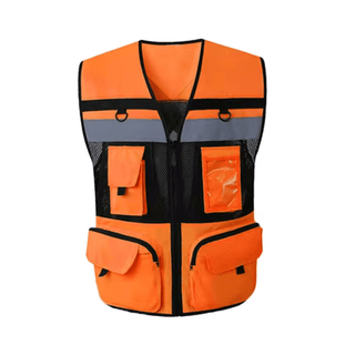 Jethro - Reflektierende Weste - Multi - Taschen - Stil - Arbeitswesten - Orange - Müller Mode