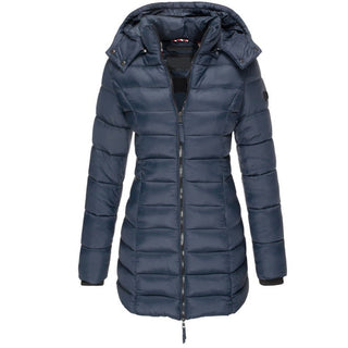 Johanna - Jacke mit Kapuze - Winterjacken - Marineblau - Müller Mode