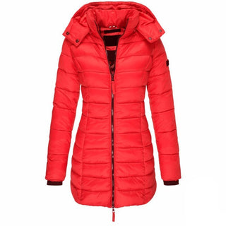 Johanna - Jacke mit Kapuze - Winterjacken - Rot - Müller Mode