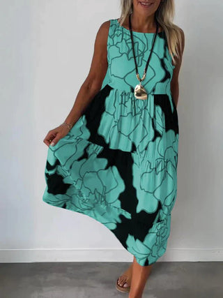 Joleen - Kleid - Ärmellos - Kleider - Grün - Müller Mode