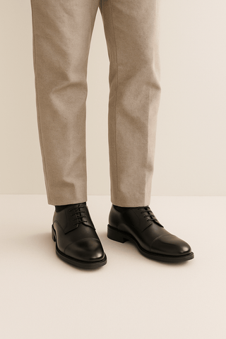 Jonathan Oxford Schuhe aus Glattleder - Schuhe - Schwarz - Müller Mode