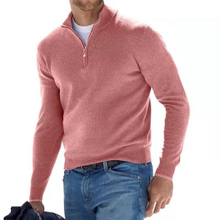 Jonathan - Pullover - Zip Jumper - Strickwaren - Hellrosa - Müller Mode