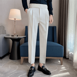 Jørgen - Gurkha - Hose - Chinos - Off - White - Müller Mode