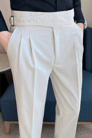 Jørgen - Gurkha - Hose - Chinos - Off - White - Müller Mode