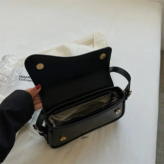 Juneesa - Flap Umhängetasche - Vintage Leder Mode - Schultertaschen - Silber - Müller Mode