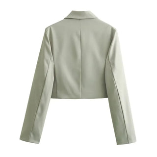 Kehlani - Gekürzte Jacke & Hose - Elegantes Freizeit - Set - Sets - Graue Hosen - Müller Mode