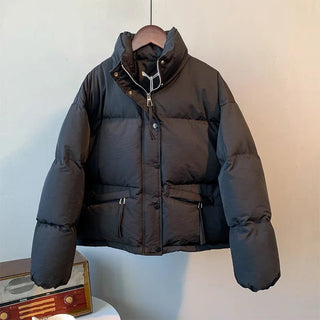 Keziah - Winter - Pufferjacke - Lose Passform - Pufferjacken - Schwarz - Müller Mode