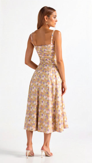 Kiana - Taillenkleid - Bustier - Design - Kleider - Gelb - Müller Mode