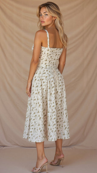 Kiana - Taillenkleid - Bustier - Design - Kleider - Grün - Müller Mode
