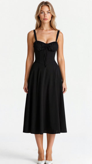Kiana - Taillenkleid - Bustier - Design - Kleider - Schwarz - Müller Mode
