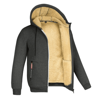 Kristoffer - Weiche und warme Herrenjacke - Winterjacken - Dunkelgrau - Müller Mode