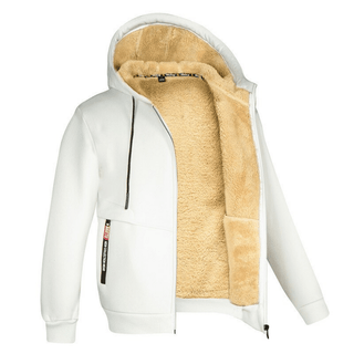 Kristoffer - Weiche und warme Herrenjacke - Winterjacken - Weiß - Müller Mode