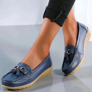 Lærke - Lederschuhe - Sandalen - Sandalen & Hausschuhe - Dunkelblau - Müller Mode
