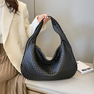Laila - Gewebte Tasche - Schultertaschen - Schwarz - Müller Mode