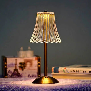 Lampo - Drahtlose LED - Pilzlampe - Tischlampe - Gold - Müller Mode