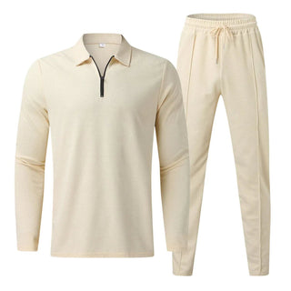 Lars - Jogging - Set - Freizeit - Sets - Beige - Müller Mode