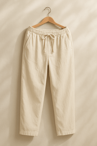 Laurentius Freizeithose mit Kordelzug - Hosen - Beige - Müller Mode