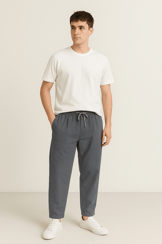 Laurentius Freizeithose mit Kordelzug - Hosen - Dunkelgrau - Müller Mode