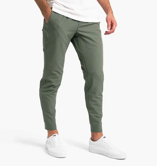 Laurits - Stretch - Hose - Hosen - Chinos - Armeegrün - Müller Mode