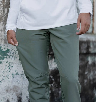 Laurits - Stretch - Hose - Hosen - Chinos - Armeegrün - Müller Mode