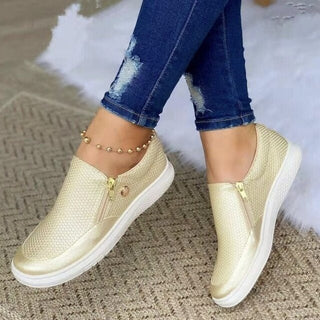 Lene - Bequeme Schuhe - Sneakers - Gold - Müller Mode