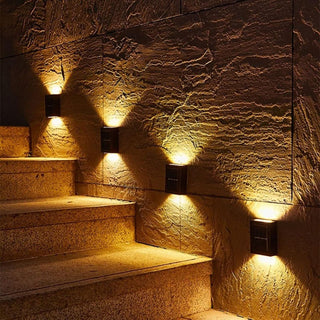 Lightburst - Solar LED - Wandlampen - Außenbeleuchtung - Schwarz - Müller Mode