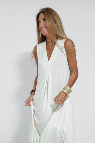 Lisbeth - Schlankes Kleid - Kleider - Weiß - Müller Mode