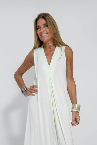 Lisbeth - Schlankes Kleid - Kleider - Weiß - Müller Mode