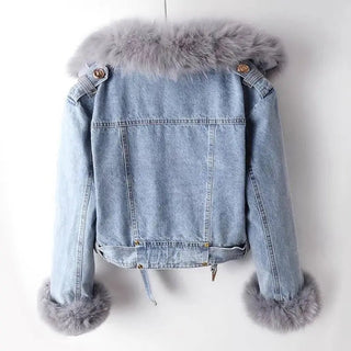 Liselotte - Denim - Jacke für Frauen - Winterjacken - Hellblau - Müller Mode