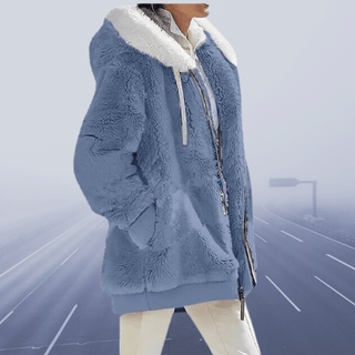 Liva - Weiche und eng anliegende Jacke für den Winter - Winterjacken - Blau - Müller Mode