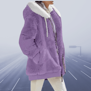 Liva - Weiche und eng anliegende Jacke für den Winter - Winterjacken - Lila - Müller Mode