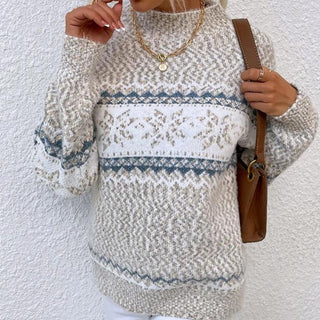 Lona - Warmer Winterpullover - Strickwaren - Beige - Müller Mode