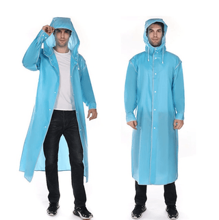 Luca - Erleben Sie Komfort im Regen mit dieser Unisex - Regenjacke - Leichte Jacken - Blau - Müller Mode