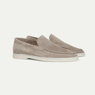 Luca Wildleder - Slipper in Taupe - Loafers - Hellbeige - Müller Mode