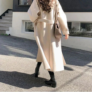 Maia - Langer Trenchcoat - Geknöpft & Mit Gürtel - Leichte Jacken - Beige - Müller Mode