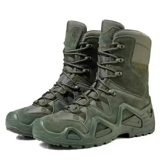 Marcellus - Taktische Wanderstiefel - Wasserdicht und Rutschfest - Wander - & Bergschuhe - Grün - Müller Mode