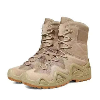Marcellus - Taktische Wanderstiefel - Wasserdicht und Rutschfest - Wander - & Bergschuhe - Khaki - Müller Mode