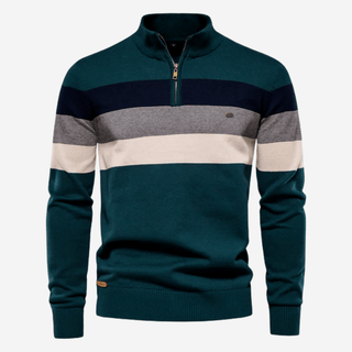 Marcus - Retro - Pullover für Männer - Strickwaren - Grün - Müller Mode