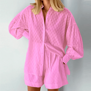 Margarette - Zweiteiliges Set - Entspannte Eleganz - Sets - Rosa - Müller Mode