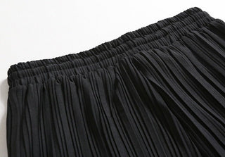 Mateusz Gestreiftehose mit Kordelzug - Hosen - Schwarz - Müller Mode