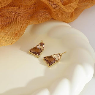 Micara - Amber Prism - Ohrringe - Ohrringe - Bronze - Müller Mode
