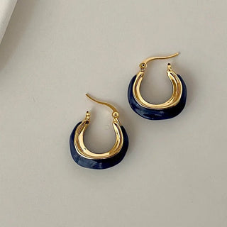 Micara - Blue Arc - Ohrringe - Ohrringe - Blau - Müller Mode