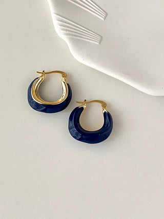 Micara - Blue Arc - Ohrringe - Ohrringe - Blau - Müller Mode