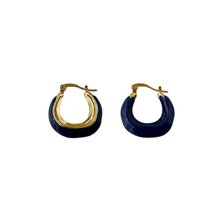 Micara - Blue Arc - Ohrringe - Ohrringe - Blau - Müller Mode