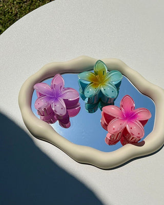 Micara - Blumenklammern - Haarschmuck - Haarschmuck - Grün - Müller Mode