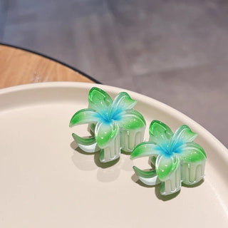 Micara - Blumenklammern - Haarschmuck - Haarschmuck - Grün - Müller Mode