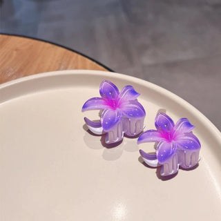 Micara - Blumenklammern - Haarschmuck - Haarschmuck - Lila - Müller Mode